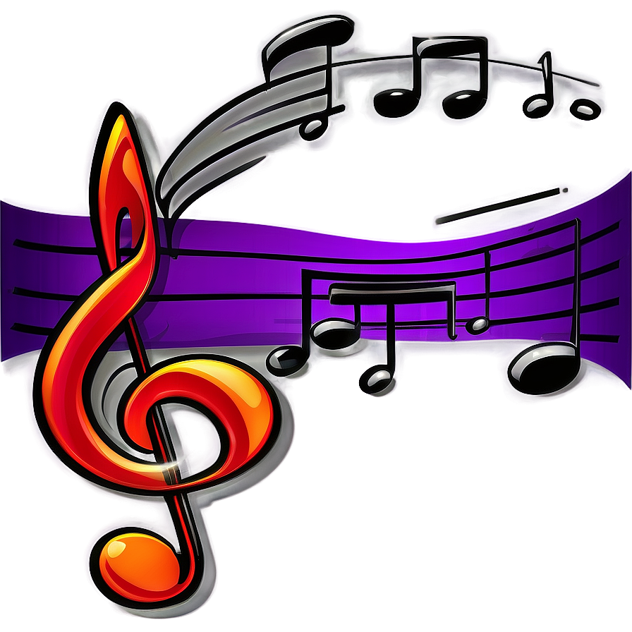 Musical Notes Clipart Png Lme95