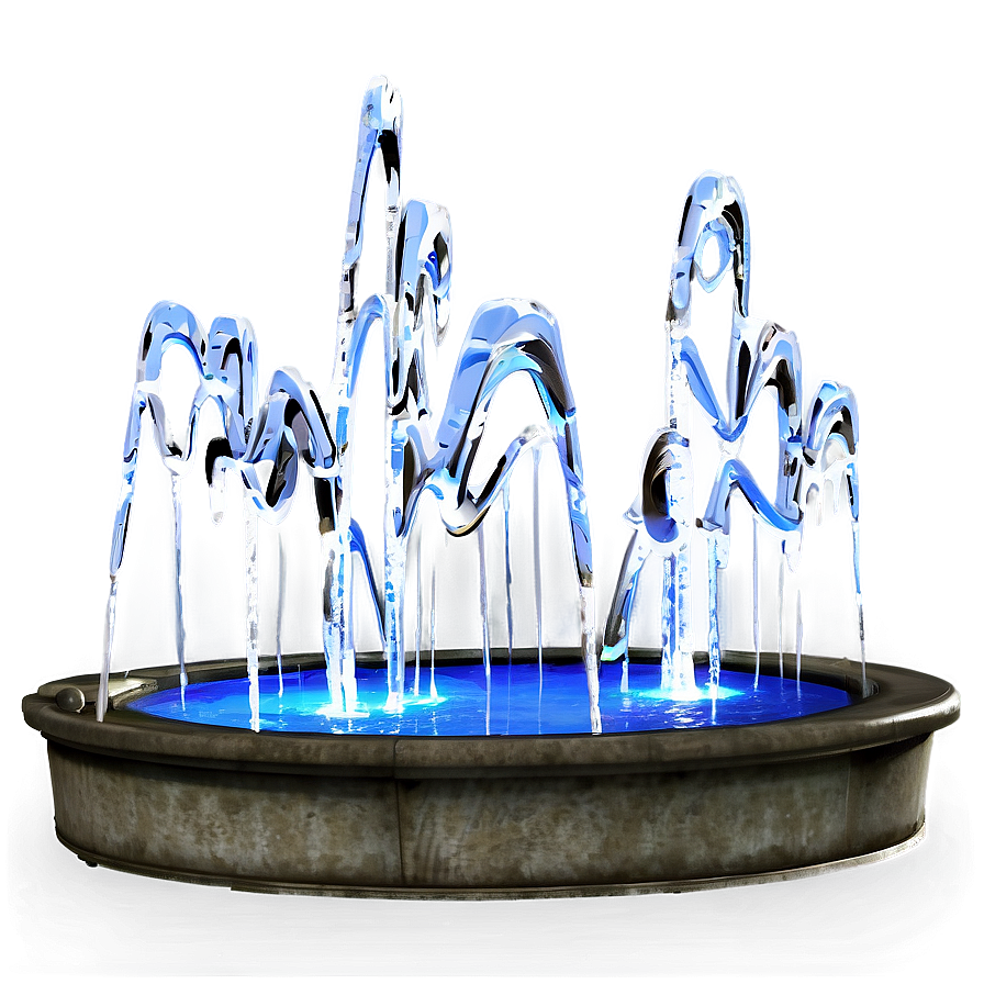 Musical Water Fountain Png Ttd