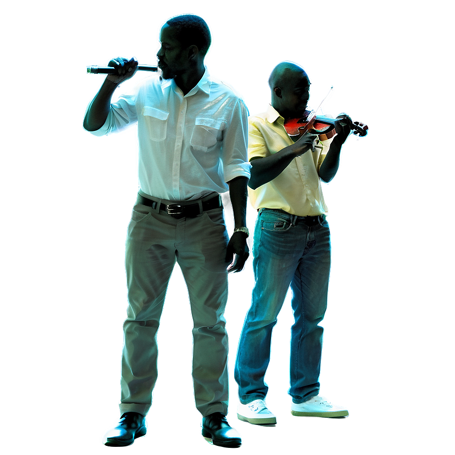 Musicians Standing Together Png Lqr9