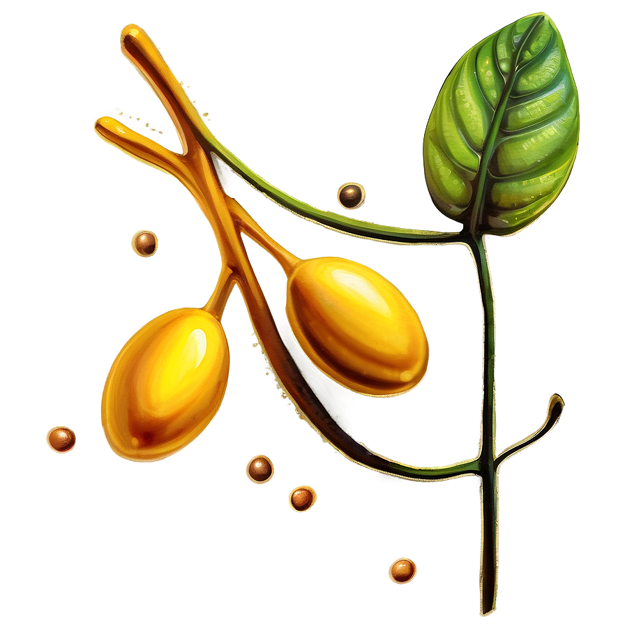 Mustard Seed Drawing Png 05242024