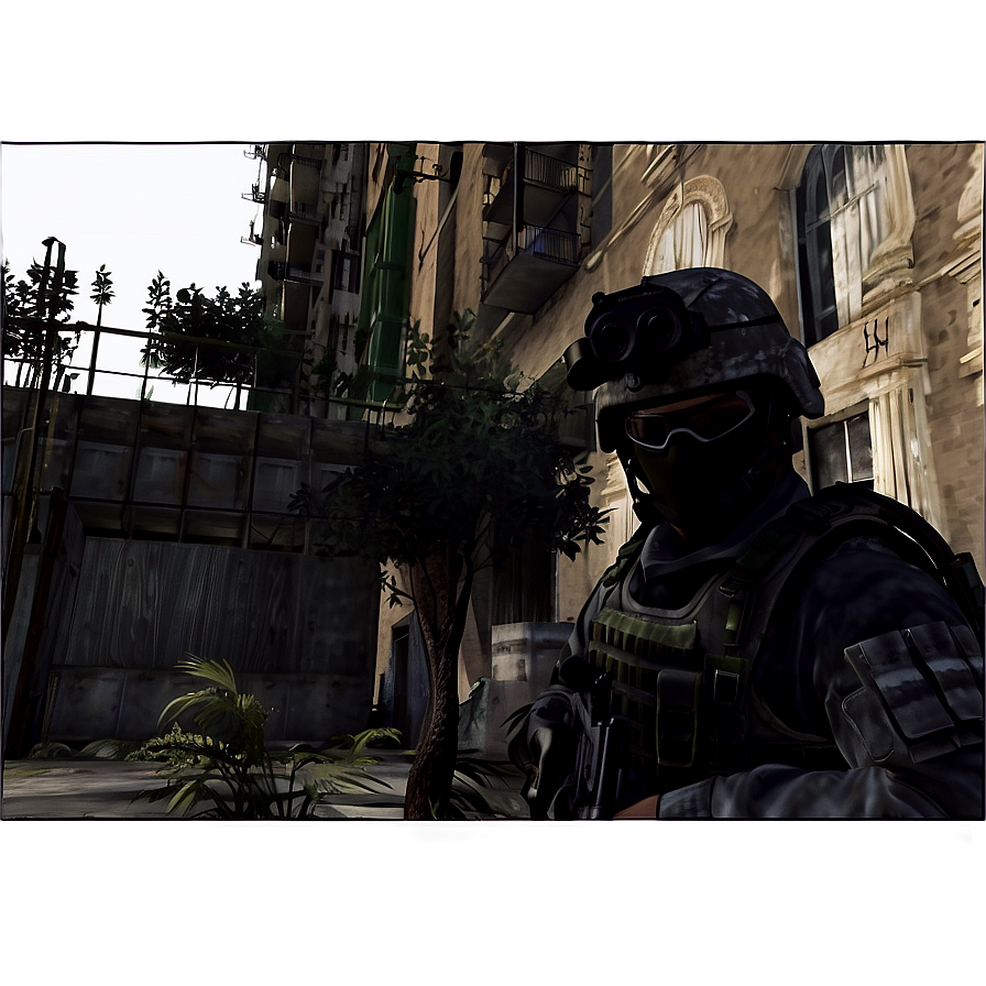 Mw2 Urban Warfare Scene Png Ooe