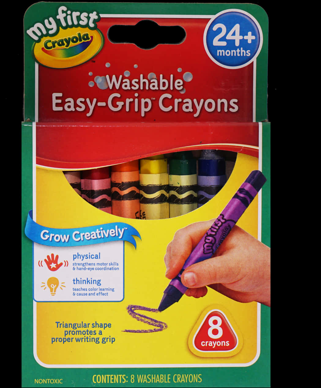 My First Crayola Easy Grip Crayons Packaging