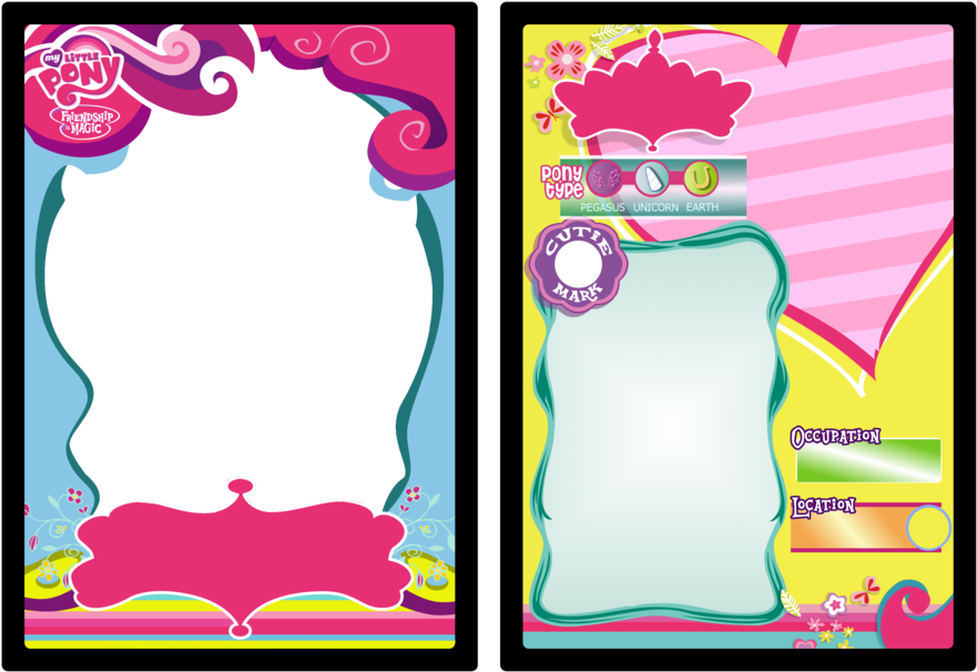 My Little Pony Invitation Cards