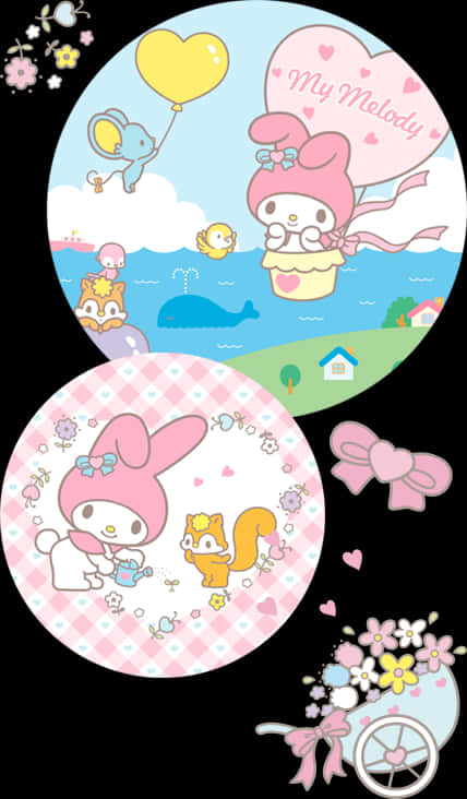 My Melody Adventures Illustration