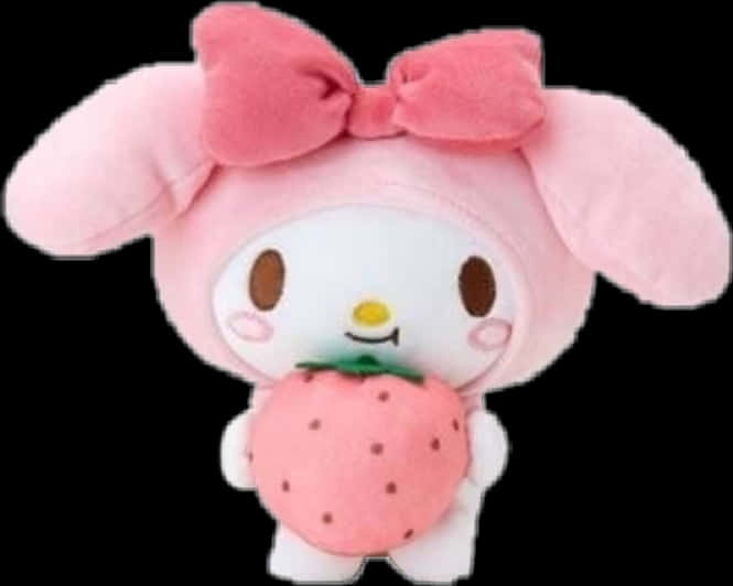 My Melody With Strawberry Plush