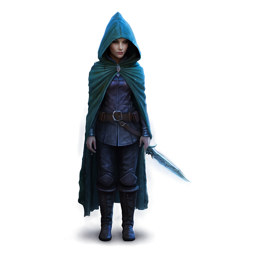 Mysterious Elf In Cloak Png 05232024