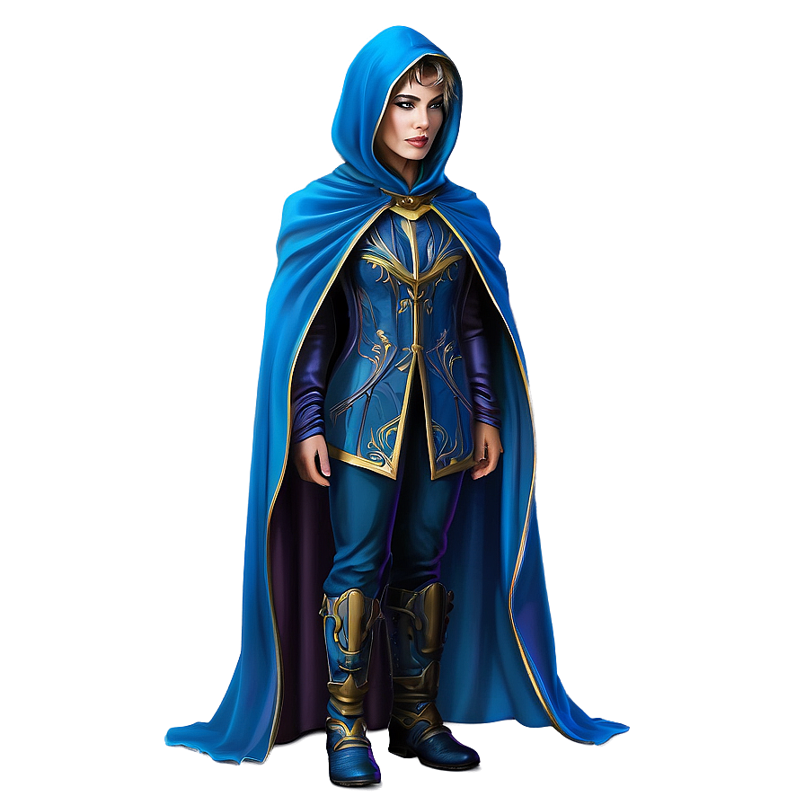 Mysterious Elf In Cloak Png Vdb13