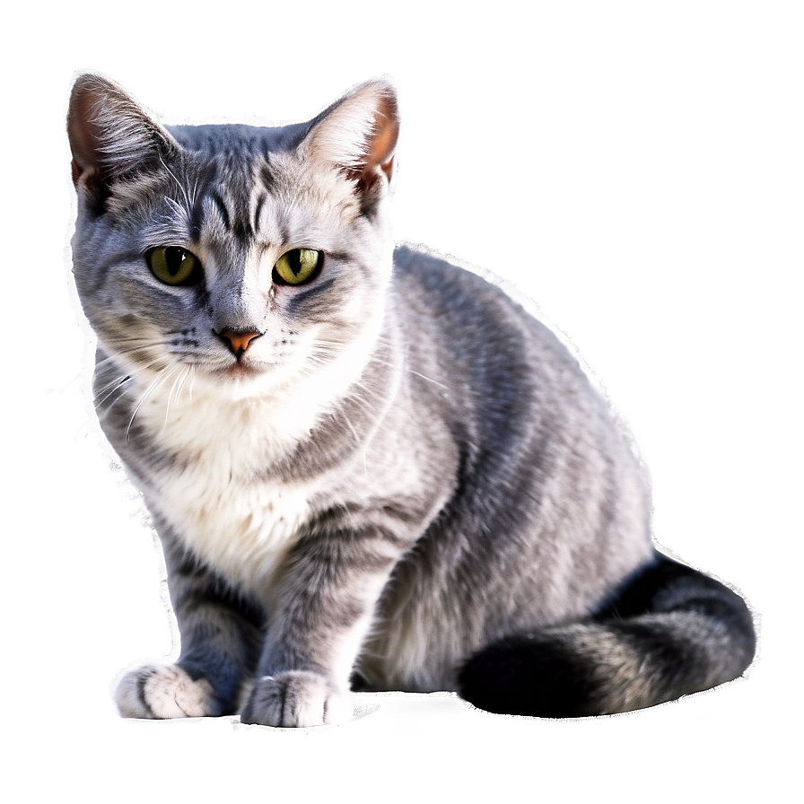 Mysterious Grey Cat Png Yas