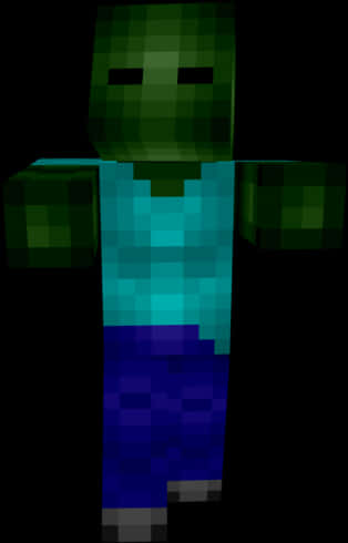 Mysterious_ Herobrine_ Figure