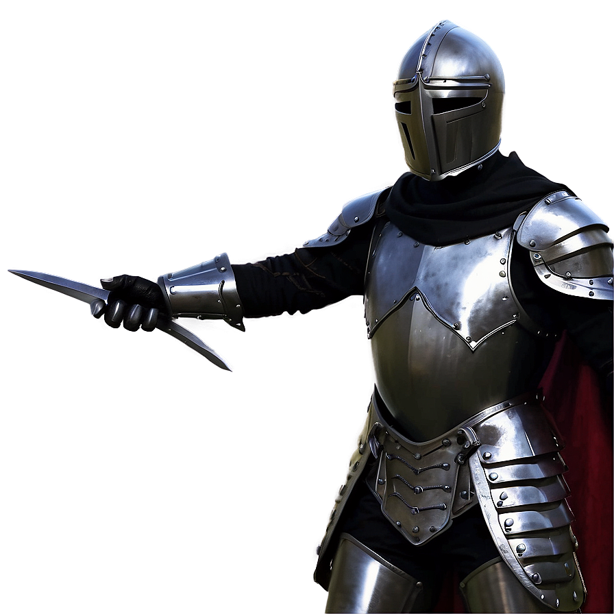 Mysterious Knight In Black Png 06272024