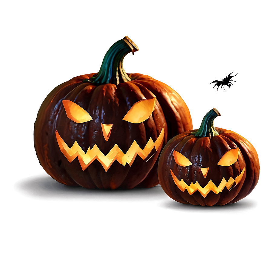 Mysterious Scary Pumpkin Png 94