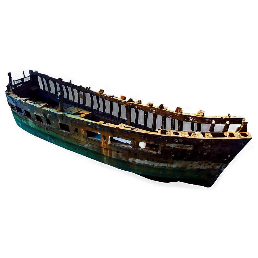 Mysterious Shipwreck Ocean Floor Png 06212024