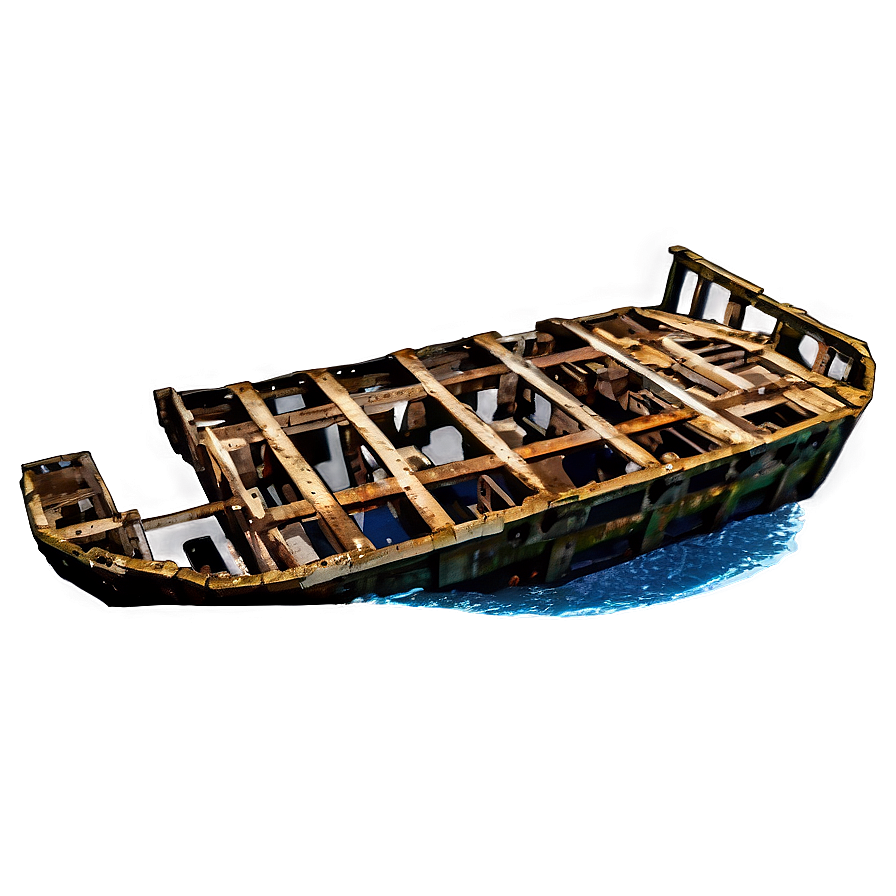 Mysterious Shipwreck Ocean Floor Png Uqk