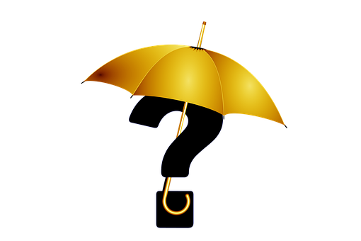 Mystery Umbrella Question Mark