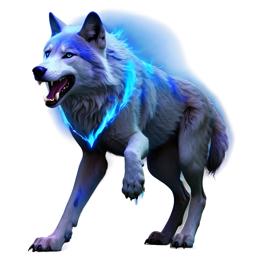 Mystic Alpha Wolf Aura Png Lab