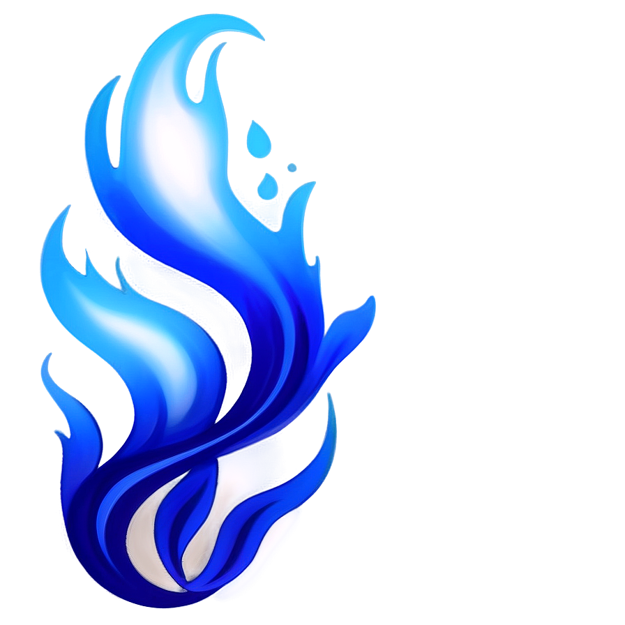 Mystic Blue Flame Graphic Png 22