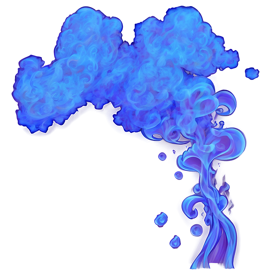 Mystic Blue Smoke Png Een99