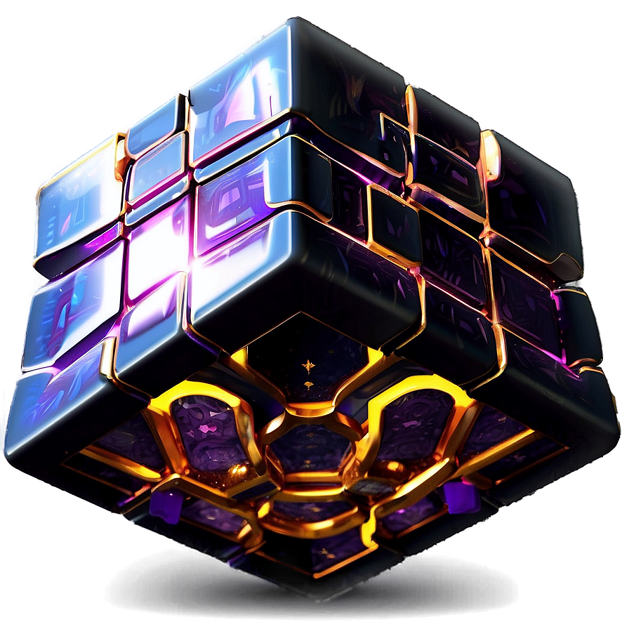 Mystic Cube Tesseract Png Fle