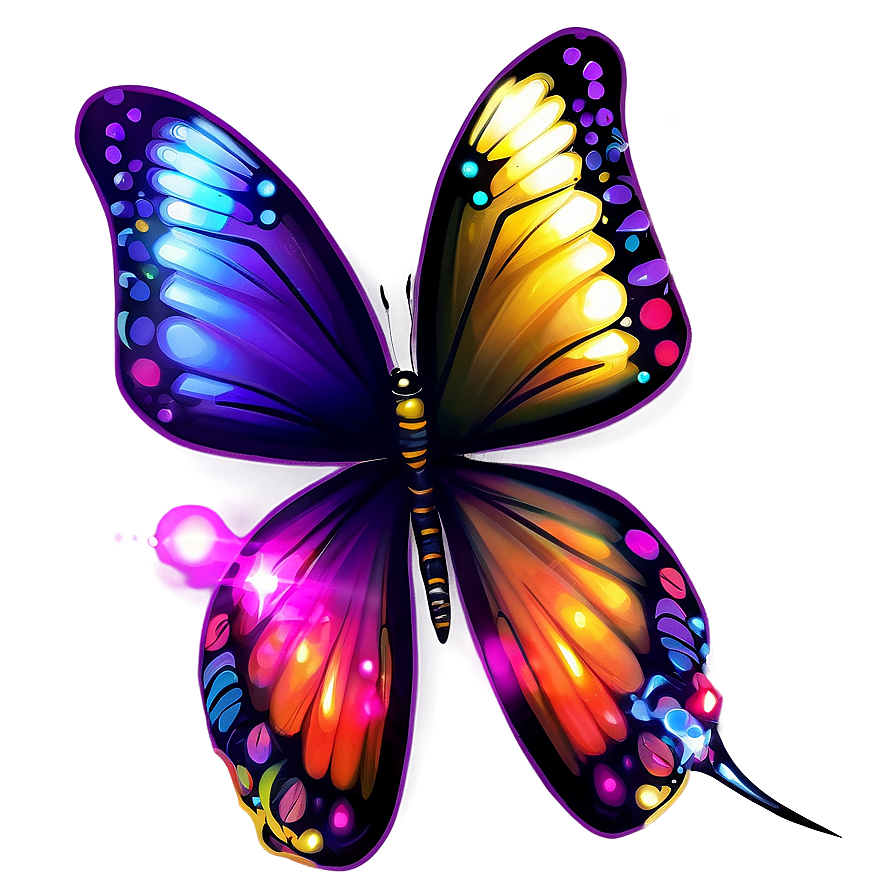 Mystic Firefly Butterfly Png 06272024