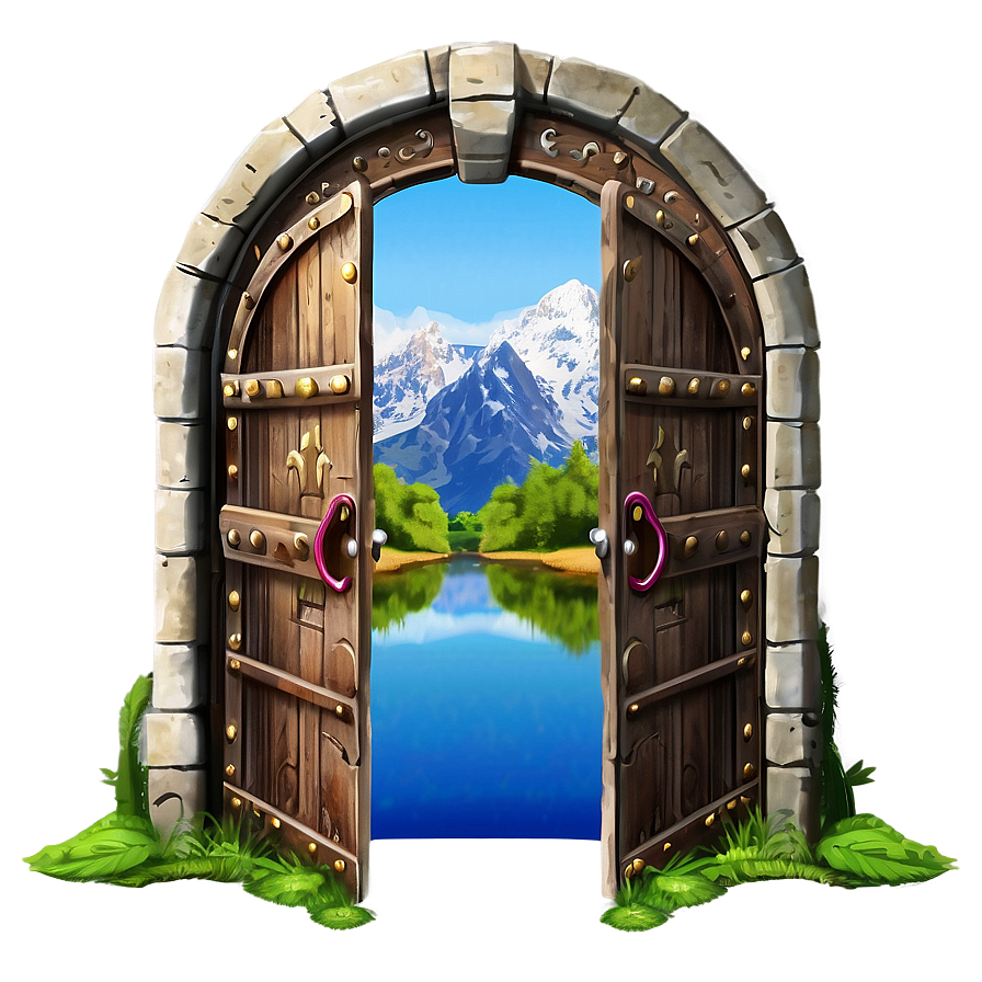 Mystic Open Door Portal Png Biq67