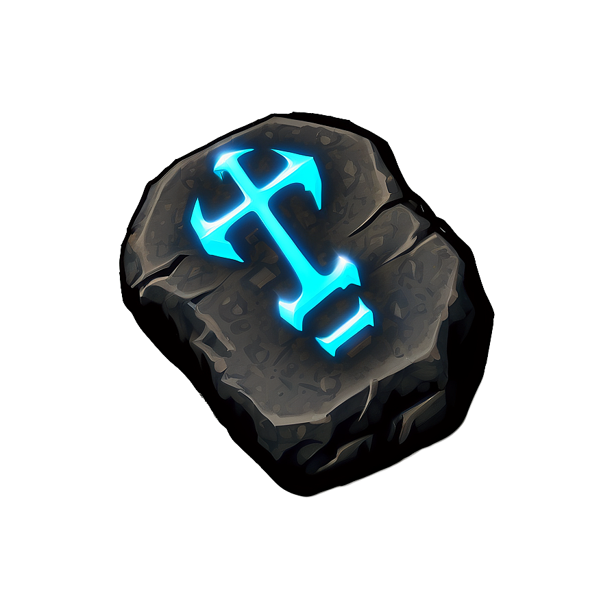 Mystic Power Rune Stone Png Bel34