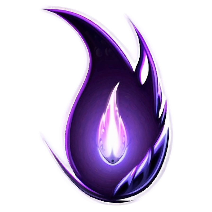 Mystic Purple Flame Png Qeu