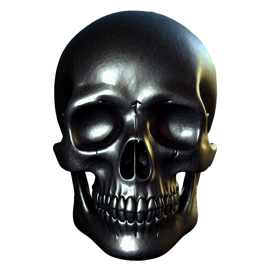 Mystical Black Skull Drawing Png 25