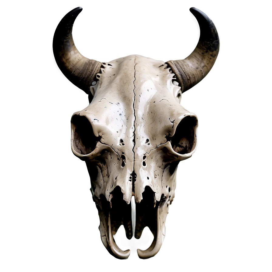 Mystical Cow Skull Png 06132024