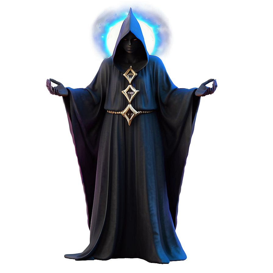 Mystical Dark Magic Figure Png Egb77