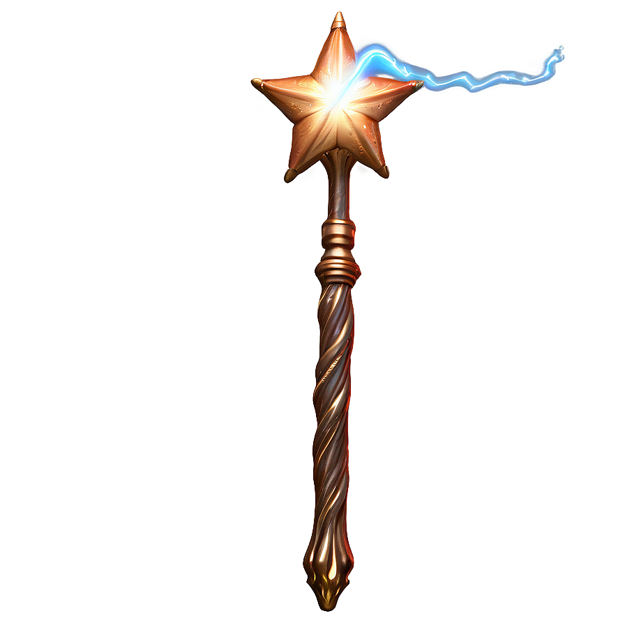 Mystical Fairy Wand Png 41