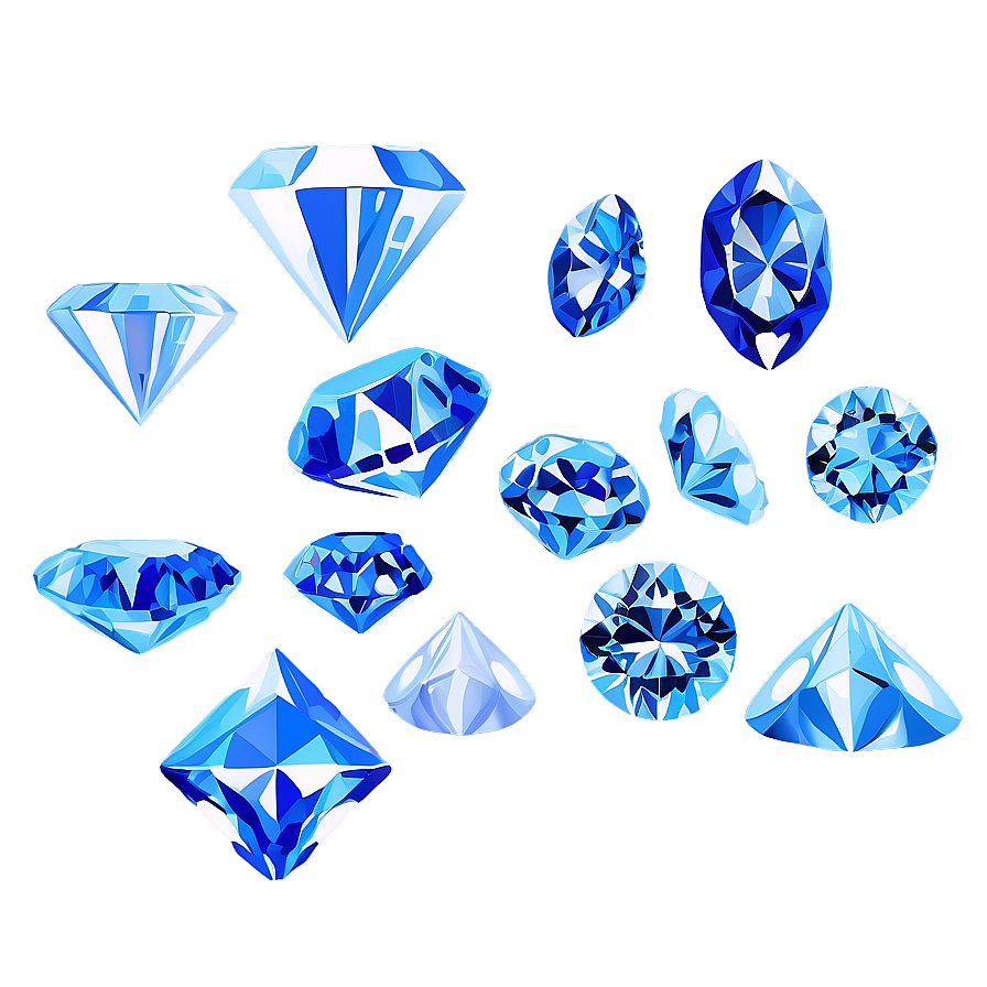 Mystical Falling Diamonds Png 58