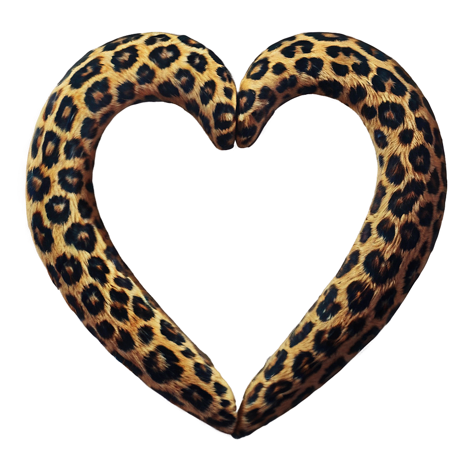 Mystical Leopard Heart Png 06282024