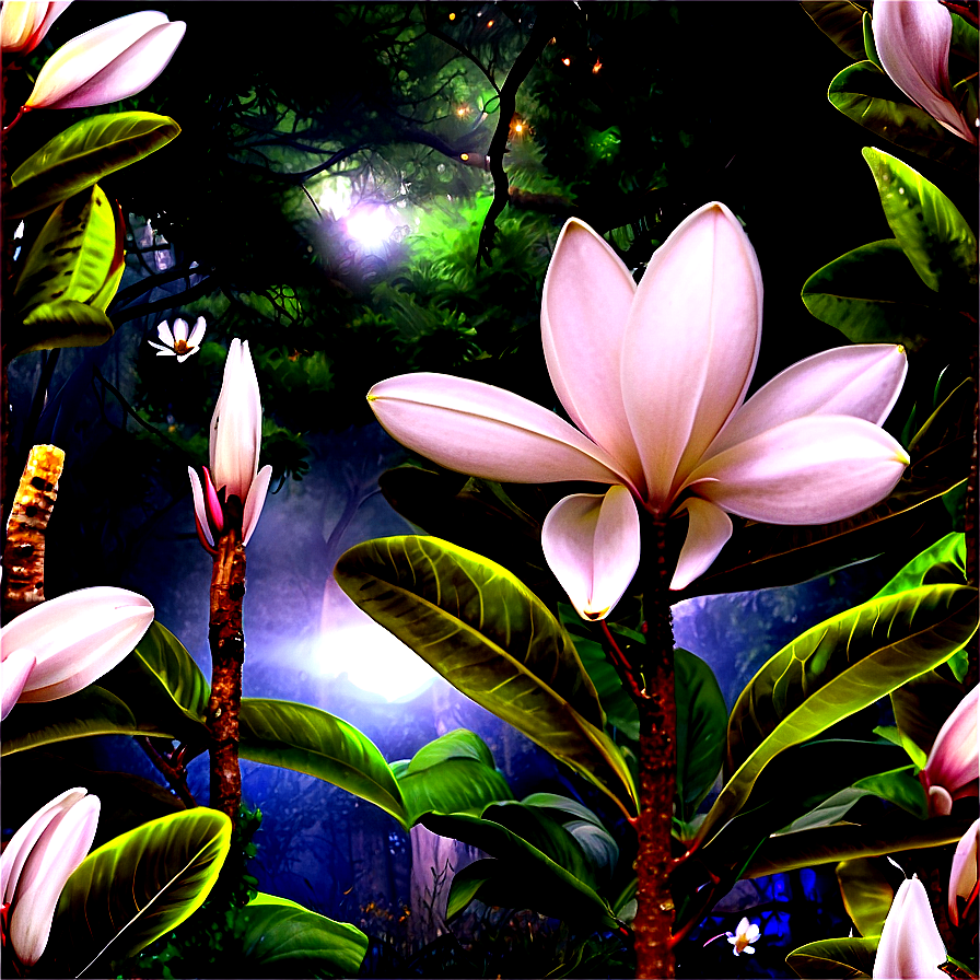 Mystical Magnolia Forest Png Yxj35