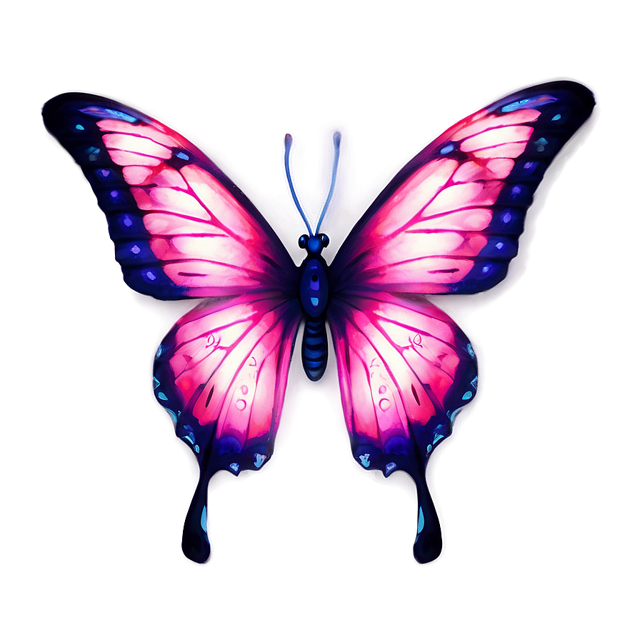 Mystical Pink Butterfly Aura Png 71