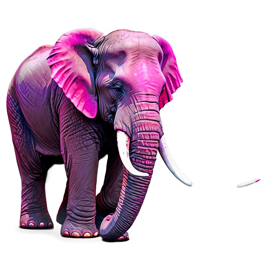 Mystical Pink Elephant Png 96