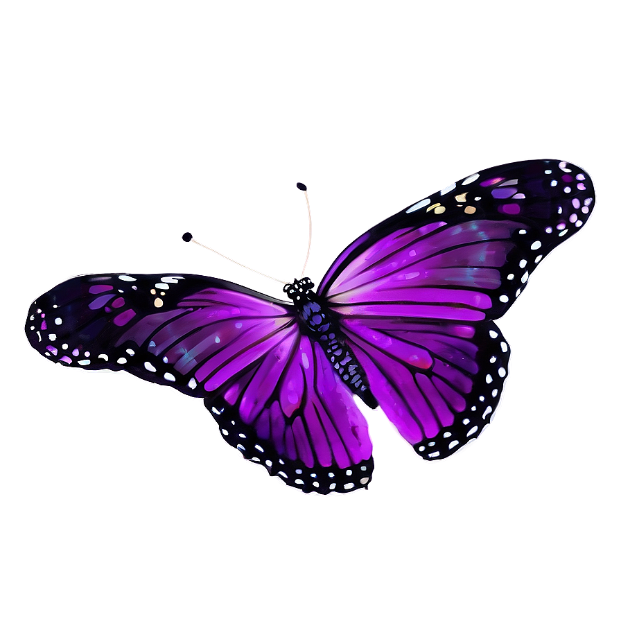 Mystical Purple Butterfly Png 05232024