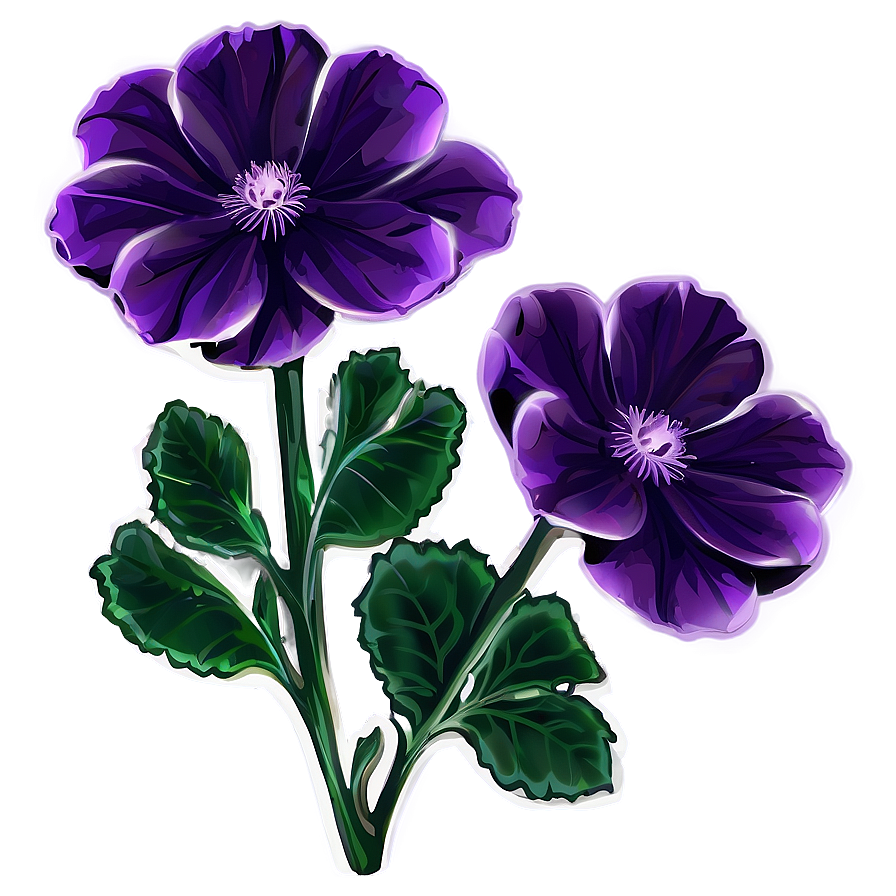 Mystical Purple Flower Png Bhq