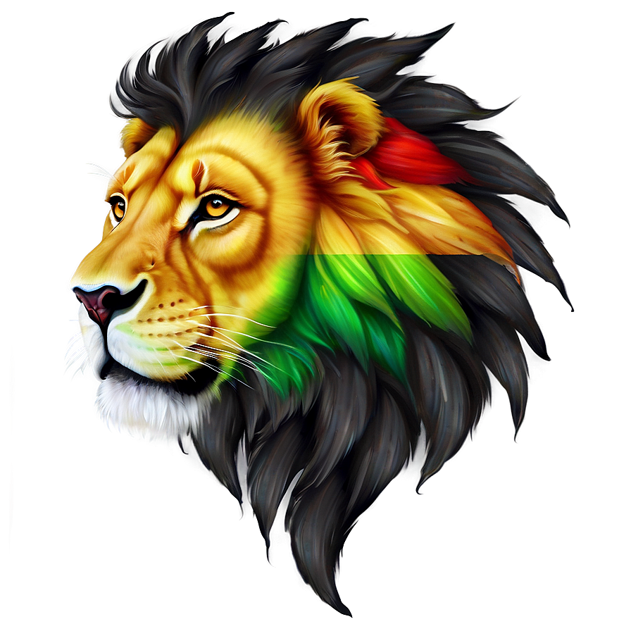 Mystical Rasta Lion Symbol Png 57