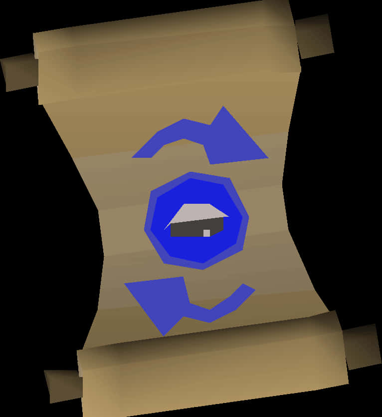 Mystical Scroll3 D Rendering