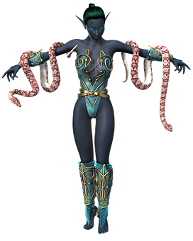 Mystical_ Snake_ Woman_ Character