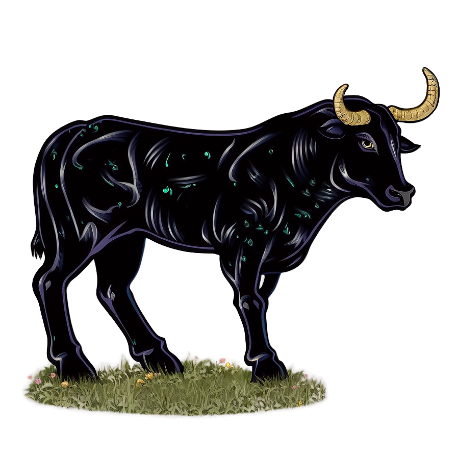 Mystical Taurus Drawing Png 31