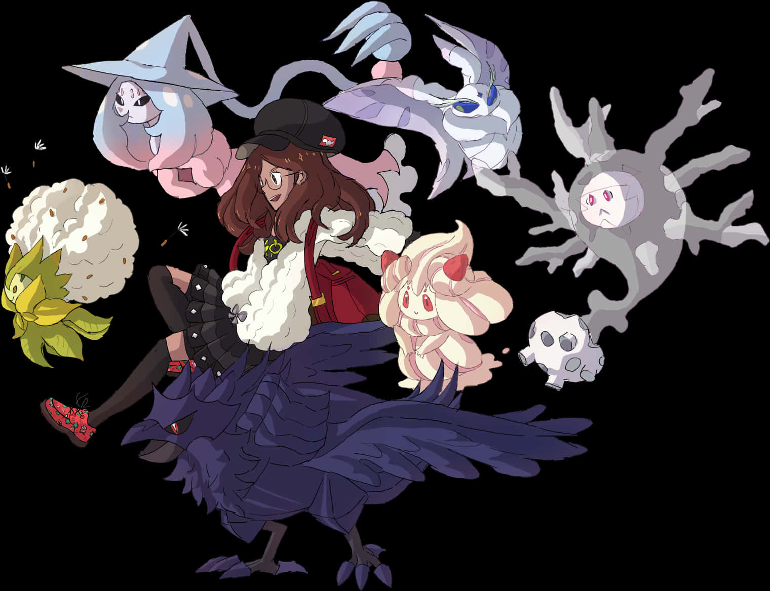 Mystical_ Trainer_and_ Ghost_ Pokemon