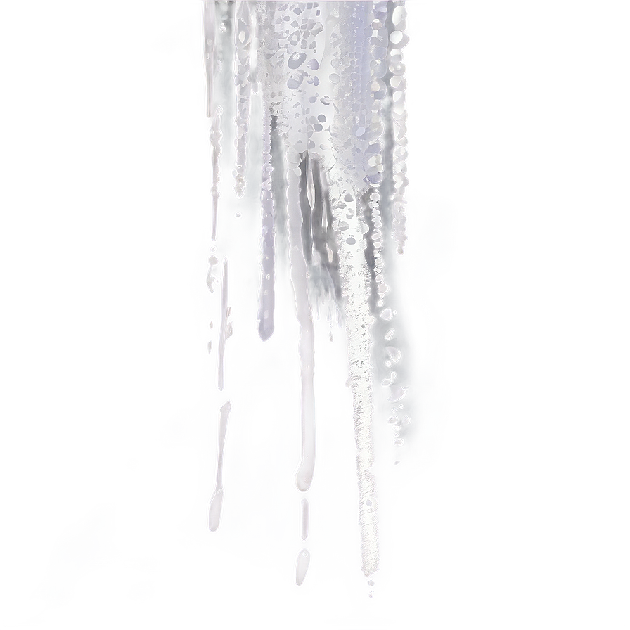 Mystical White Glitter Drizzle Png Vvq