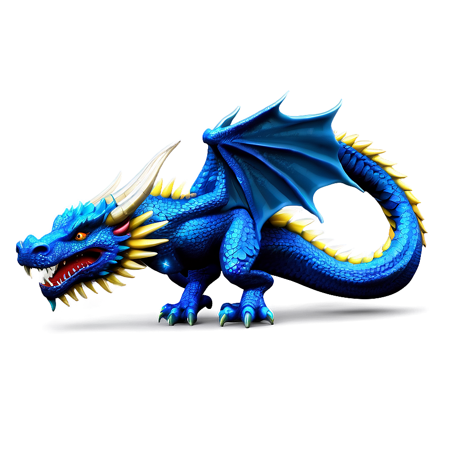 Mythical Blue Dragon Image Png Jji