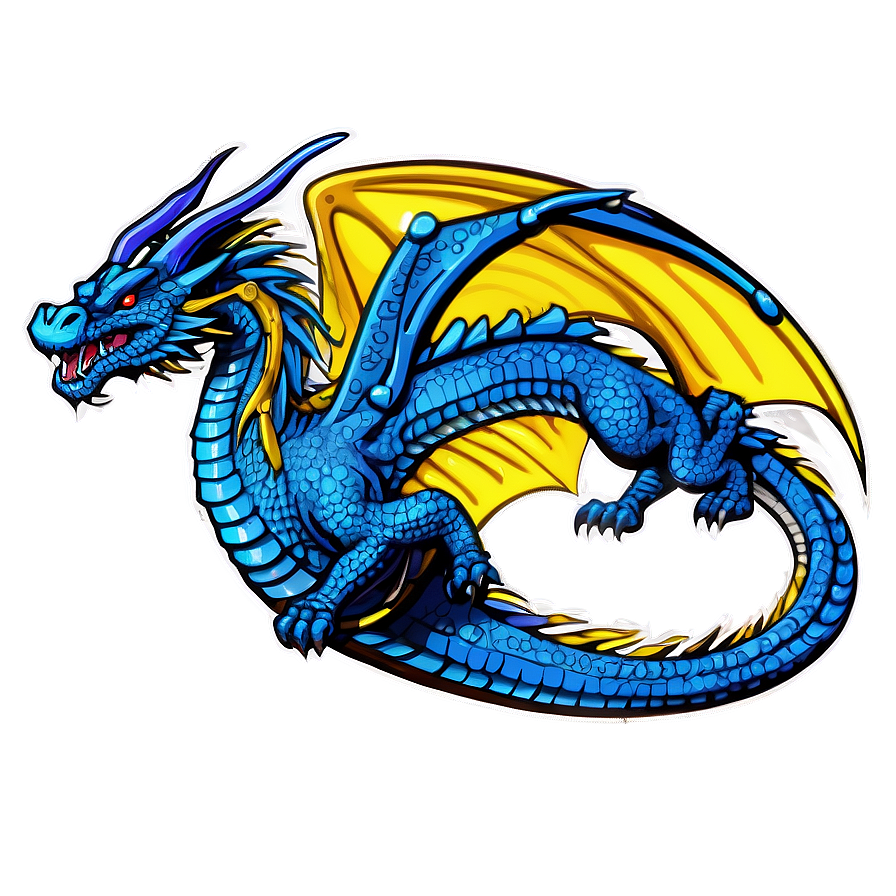 Mythical Blue Dragon Image Png Kai