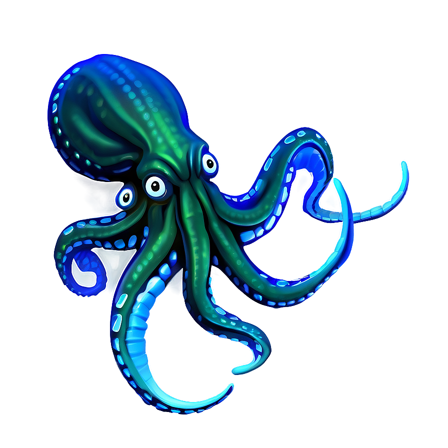 Mythical Kraken Squid Png 6