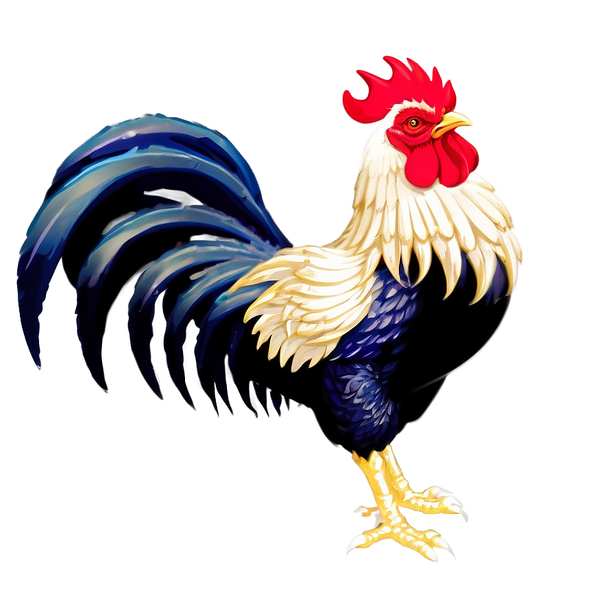 Mythical Rooster Figure Png 05242024