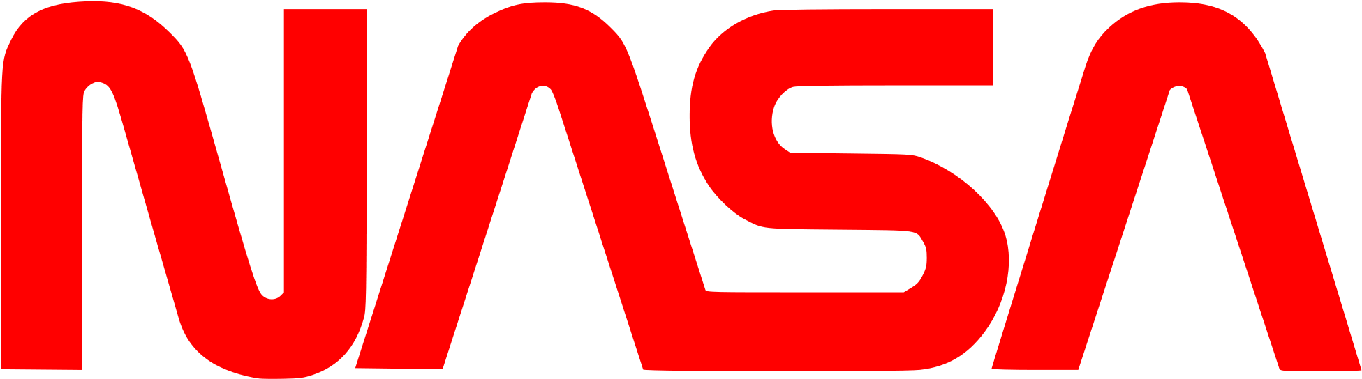 N A S A Logo Red