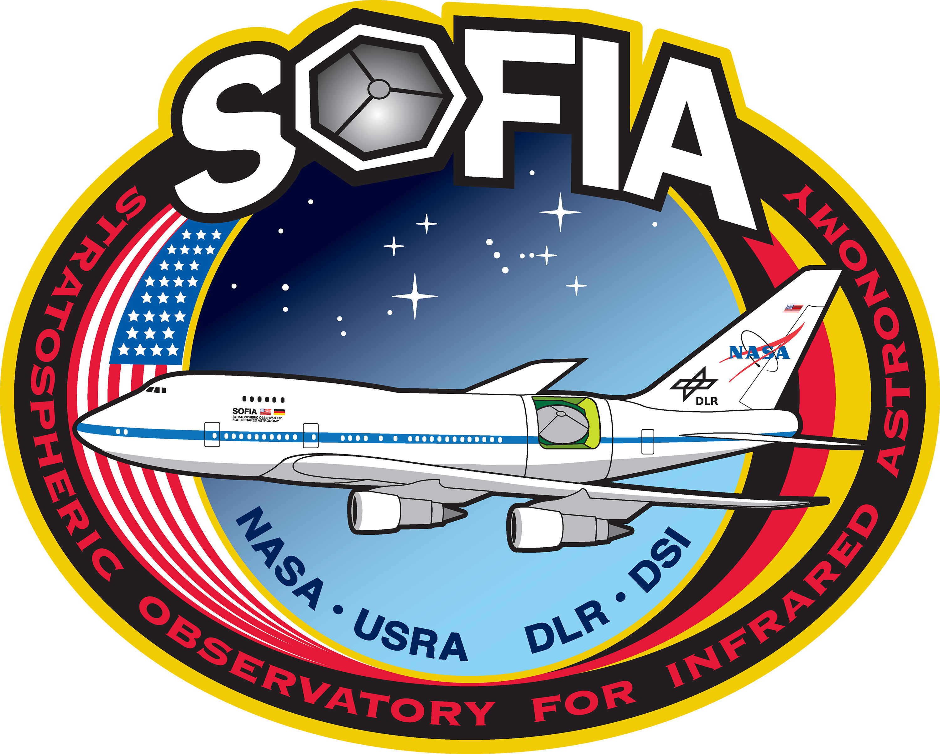 N A S A S O F I A Mission Patch