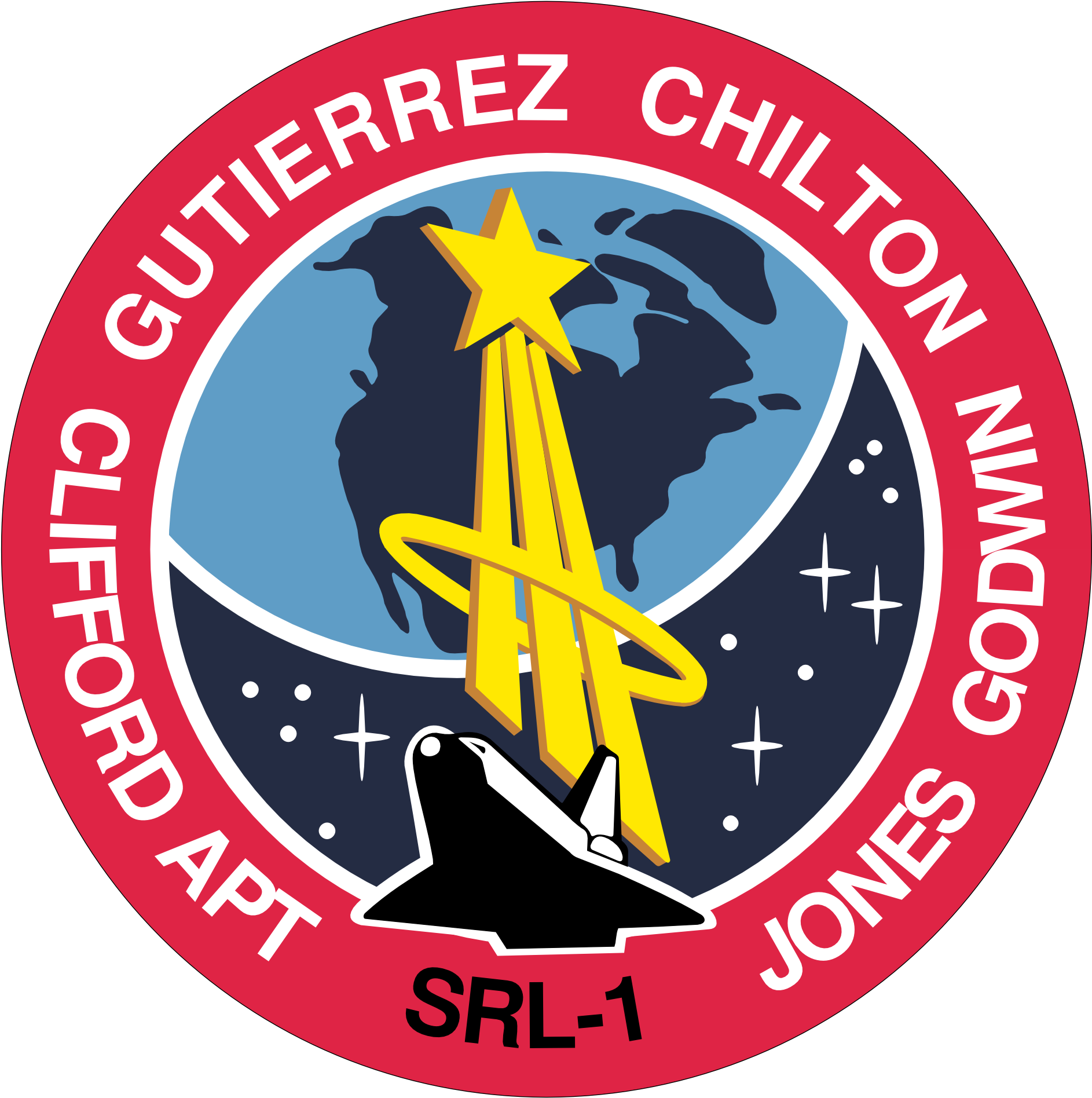 N A S A_ Space_ Shuttle_ Mission_ Patch_ S R L1